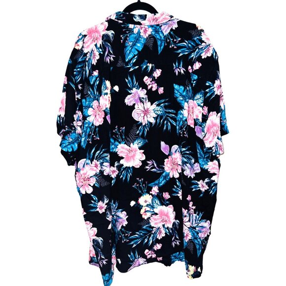 NEW No Boundaries Womens 3XL Multicolor Floral Rayon - Picture 2 of 3